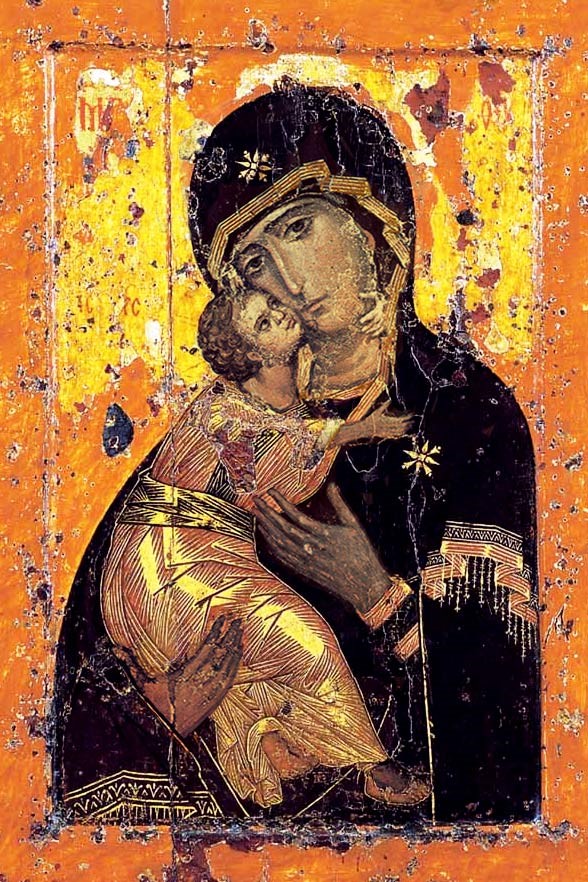 Vergine Della Tenerezza Maestro Russo Di Icone Pregare con le icone – la Vergine della Tenerezza di Vladimir – Mogli