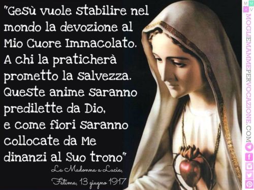 Consacrare Alla Madonna La Propria Casa E La Propria Famiglia Mogli Mamme Per Vocazione